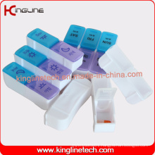 Metal/Plastic Pill Case with 6-Cases (KL-9028)
